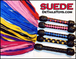 details toys suede flogger